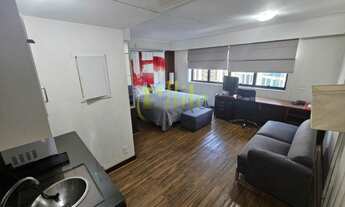 Imagem 5: Flat para locação em Moema, totalmente mobiliado com serviços, próximo das Estações Eucali