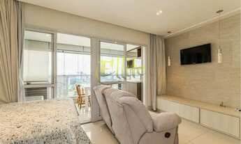 Imagem 5: Apartamento mobiliado com 01 dormitório para venda na região do Brooklin em São Paulo, pró