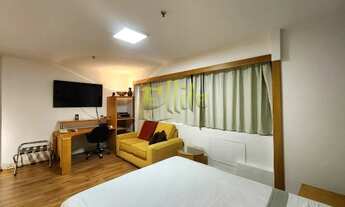 Imagem 5: Flat para locação no Itaim, totalmente mobiliado com serviços, próximo do Shopping Iguatem