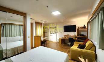 Imagem 4: Flat para locação no Itaim, totalmente mobiliado com serviços, próximo do Shopping Iguatem