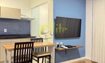 Imagem 4: Flat para locação e venda com 02 dormitórios no Brooklin totalmente mobiliado, próximo da