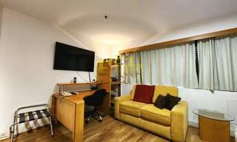 Imagem 6: Flat para locação no Itaim, totalmente mobiliado com serviços, próximo do Shopping Iguatem