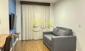 Imagem 2: Flat para locação e venda com 02 dormitórios no Brooklin totalmente mobiliado, próximo da