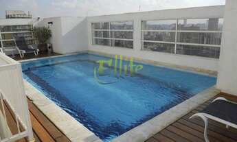 Imagem 5: Flat para locação em Moema, totalmente mobiliado com serviços, próximo ao Parque Ibirapuer