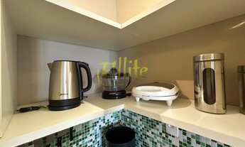 Imagem 6: Flat para locação mobiliado na região do Alphaville em São Paulo!