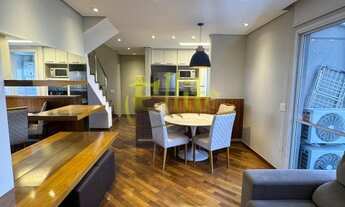 Imagem 3: Apartamento duplex mobiliado com 02 dormitórios para locação no bairro Paraíso em São Paul