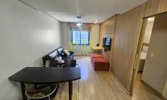 Imagem 2: Flat para locação em Moema, totalmente mobiliado com serviços, 260 mts da Estação Moema Li