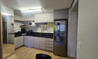 Imagem 4: Flat para locação em Moema, totalmente mobiliado com serviços, 260 mts da Estação Moema Li