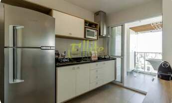 Imagem 6: Apartamento totalmente mobiliado com 01 dormitório para locação na região do Brooklin em S