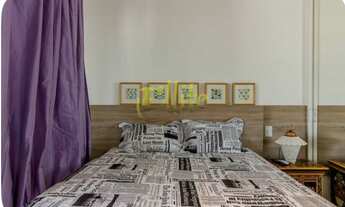 Imagem 3: Apartamento totalmente mobiliado com 01 dormitório para locação na região do Brooklin em S