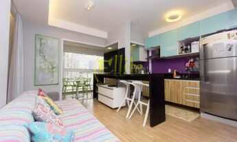 Imagem 1: Apartamento mobiliado para locação e venda com 01 dormitório em Pinheiros, São Paulo!