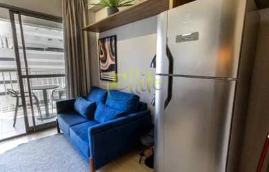 Imagem 3: Apartamento mobiliado de 01 dormitório para venda na região Vila Nova Conceição, São Paulo