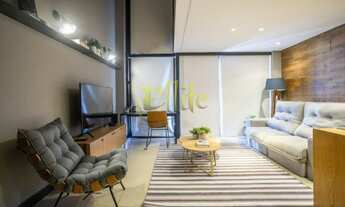 Imagem 2: Apartamento duplex com 01 dormitório para venda na região da Vila Nova Conceição em São Pa