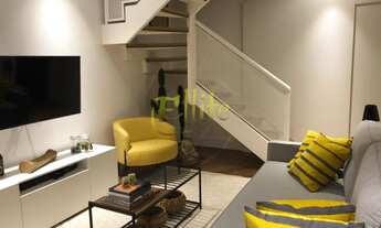 Imagem 3: Apartamento duplex mobiliado para venda na região da Vila Olímpia em São Paulo!