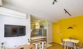 Imagem 4: Apartamento mobiliado de 01 dormitório para locação no bairro Brooklin, São Paulo!