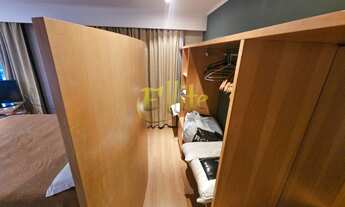 Imagem 5: Flat para locação em Moema, totalmente mobiliado com serviços, próximo ao Parque Ibirapuer