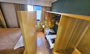 Imagem 7: Flat para locação em Moema, totalmente mobiliado com serviços, próximo ao Parque Ibirapuer