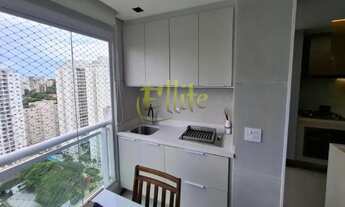 Imagem 4: Apartamento mobiliado para locação de 02 dormitórios na região de Santo Amaro em São Paulo