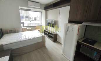 Imagem 3: Studio mobiliado para locação localizado na Rua Quatá, em um dos pontos mais valorizados d