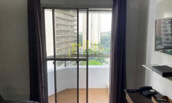 Imagem 2: Flat para alugar no Paraíso, totalmente mobiliado com serviços, próximo ao parque do Ibira