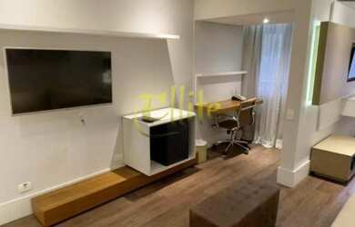 Imagem 3: Apartamento de luxo para locação no Brooklin, São Paulo-SP: 1 quarto, 1 banheiro, 1 vaga