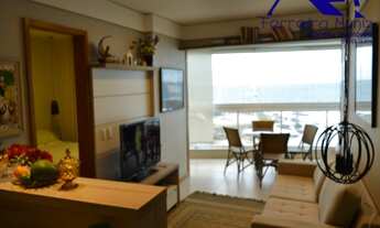 Imagem: 2/4 com varanda vista mar