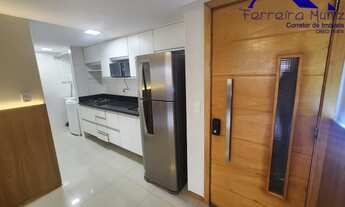 Imagem 3: Quarto e sala Patamares vista mar