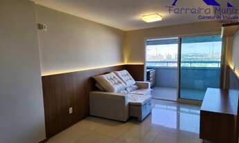 Imagem 2: Quarto e sala Patamares vista mar