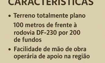 Imagem 3: Terreno 20.000 m² Escriturado à Venda em Planaltina DF ? Frente DF-230, Ideal para Empresa