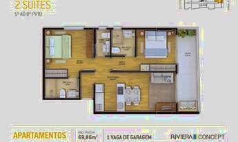 Imagem 2: RIVIERA CONCEPT - APARTAMENTO COM 01 DORMITÓRIO NA PRAIA BRAVA - ITAJAÍ