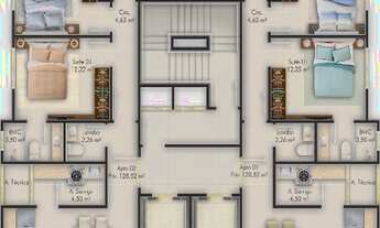 Imagem 3: JARDIM ITALIA RESIDENCE - APARTAMENTO 04 SUÍTES EM MEIA PRAIA - ITAPEMA