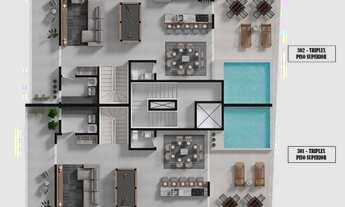 Imagem 4: SQUARE - APARTAMENTO GARDEN NA PRAIA BRAVA - ITAJAÍ