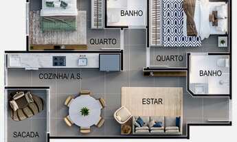 Imagem 7: SAN ANDRES - APARTAMENTO COM 02 SUÍTES PRÓXIMO À PRAIA EM BOMBINHAS