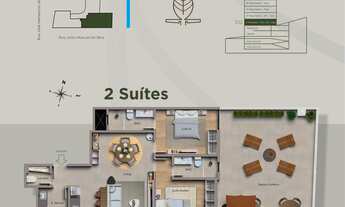 Imagem 7: JARDINS PALACE RESIDENCE - APARTAMENTO COM 03 SUÍTES NA PRAIA DE CABEÇUDAS EM ITAJAÍ