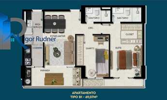 Imagem 5: LANÇAMENTO! SEU 2/4 (SUÍTE), COM VARANDA GOURMET E 2 VAGAS DE GARAGEM NO CAMINHO DAS ÁRVOR