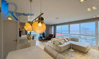 Imagem 3: Apartamento Alto Padrão com Vista Mar em Patamares ? 155m², 3 Vagas, Finamente Decorado