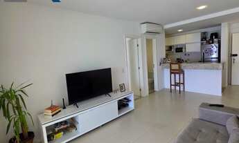 Imagem 7: Exclusivo Frente Mar na Barra ? 71m² no Costa España, Quarto e sala com Varanda Gourmet