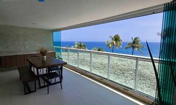 Imagem 2: Exclusivo Frente Mar na Barra ? 71m² no Costa España, Quarto e sala com Varanda Gourmet