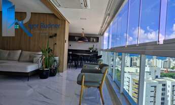 Imagem 3: Apartamento 3 Suítes com Vista Mar no Loteamento Aquarius - Porteira Fechada