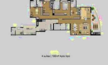 Imagem 2: Perdizes- Edifício New Jazz-180m2 úteis -4 suítes -4gars- Varanda gourmet- Lazer total- Te