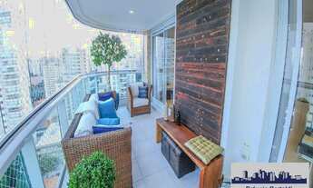 Imagem 3: BLANC PAULO MAURO NA POMPÉIA COM 180 M2 ÚTEIS, VARANDA GOURMET, VISÃO DE 270 GRAUS, 3 STS