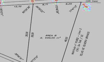 Imagem 4: Terreno com 649m², Rua Fritz Kraemer Neto, Bairro Seminário. Com duas frentes e rua calçad