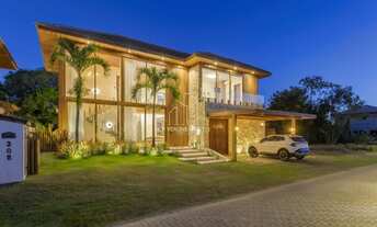 Imagem 6: Com um conceito moderno essa bela casa com cinco suítes a venda em Praia do Forte - Salvad