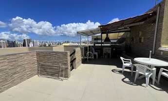 Imagem 7: Excelente cobertura vista mar decorada com três suítes e área gourmet a venda na Pituba