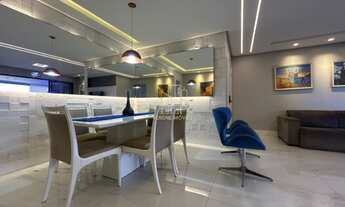 Imagem 7: Apartamento alto luxo com três suítes amplo living vista mar a venda na Colina A em Patama