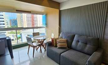 Imagem 2: Lindo apartamento decorado vista mar quarto e sala varanda gourmet a venda em Armação