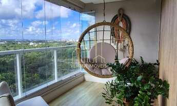 Imagem 2: Apartamento à venda em Salvador-BA, bairro Patamares: 2 quartos, 2 suítes, 3 salas, 3 banh