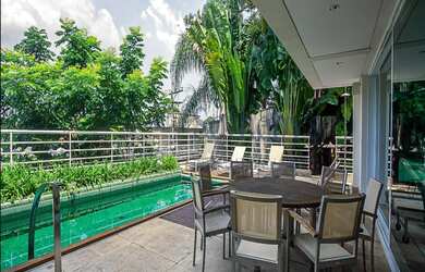 Imagem 7: Casa de condominio - 4 suites, 5 vagas, lavabo, terraço, varanda, salão de festas, academi