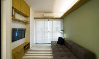 Imagem 2: Apartamento MOBILIADO PARA LOCAÇÃO - 1 DORMITORIO, SALA COM VARANDA, 01 VAGA - COM PISCIN