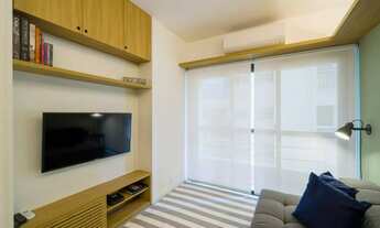 Imagem 7: Apartamento MOBILIADO PARA LOCAÇÃO - 1 DORMITORIO, SALA COM VARANDA, 01 VAGA - COM PISCIN